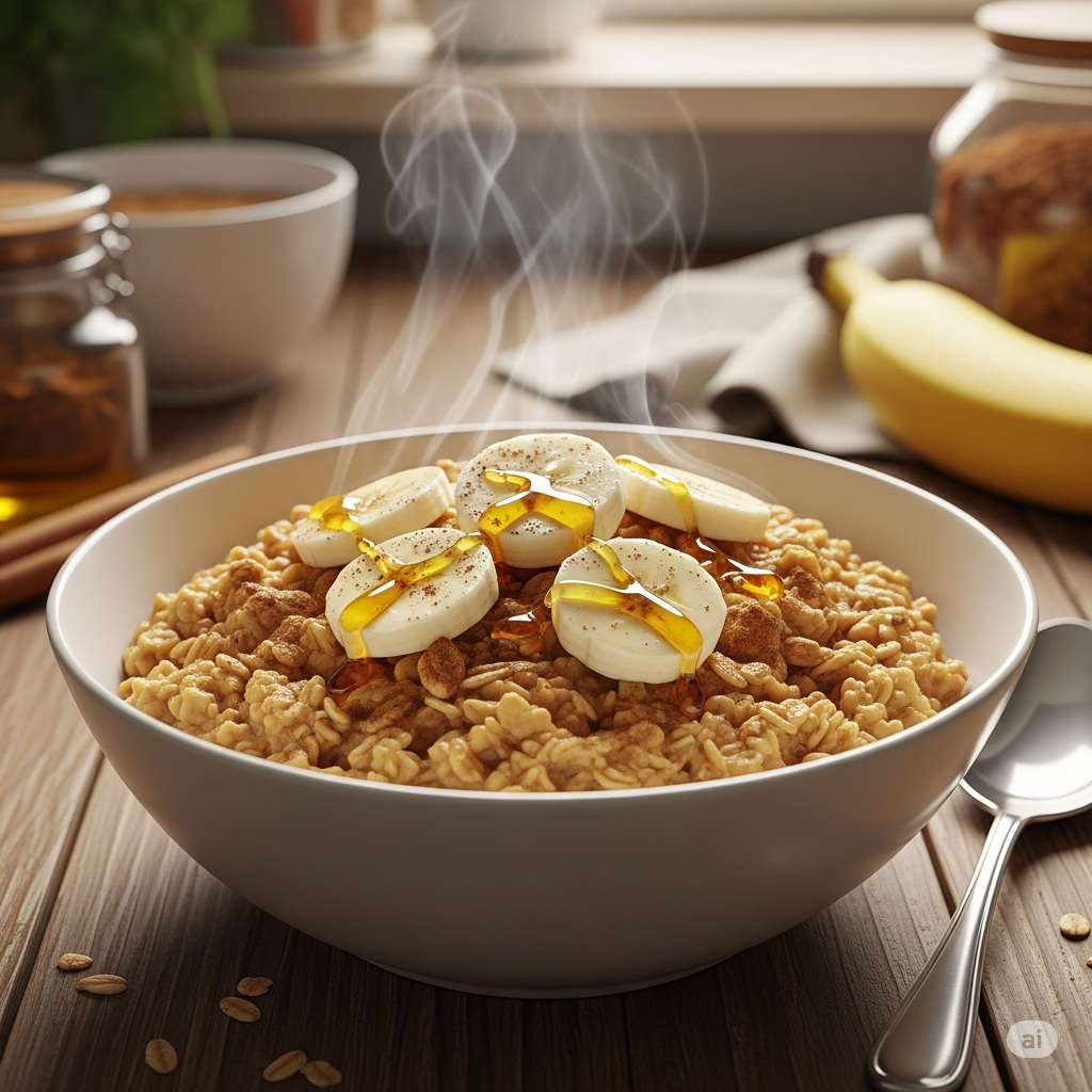  Oatmeal Pisang & Madu 


