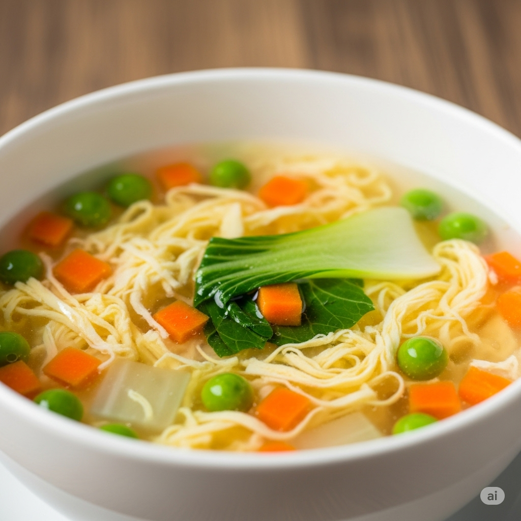 Sup Telur Sayur Instan