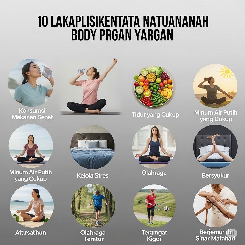 10 Cara Menjaga Kesehatan Tubuh Secara Alami Setiap Hari