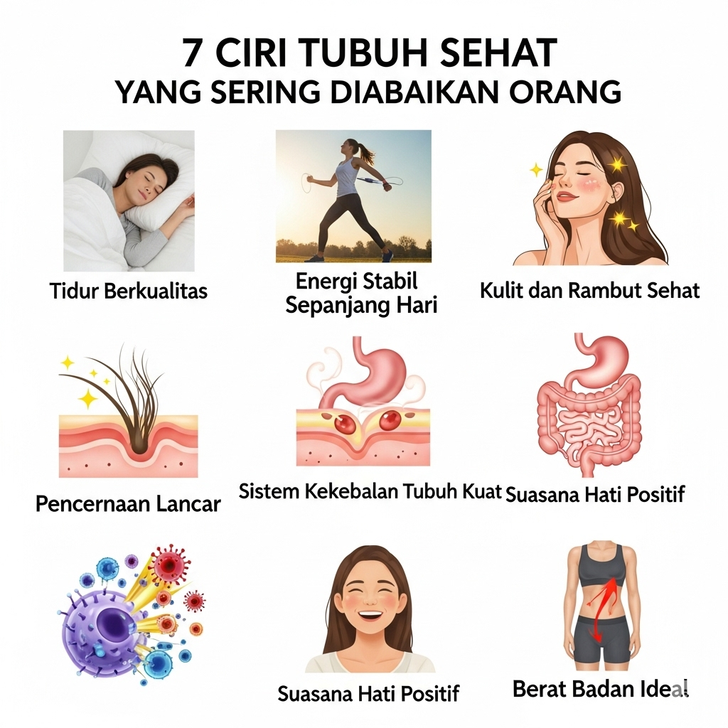 7 Ciri Tubuh Sehat yang Sering Diabaikan Orang